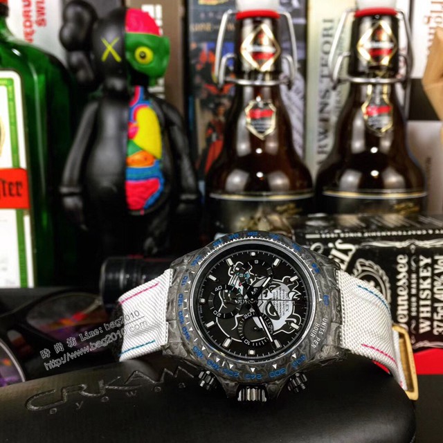 勞力士複刻手錶 Rolex迪通拿系列男表 WWF Factory新品推薦 碳纖花紋Rolex高端男士腕表  gjs2310
